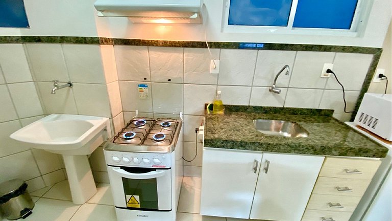 Terrazzo 110 Ponta Negra Praia Flat - NBI - 54 m2 - Smart Tv